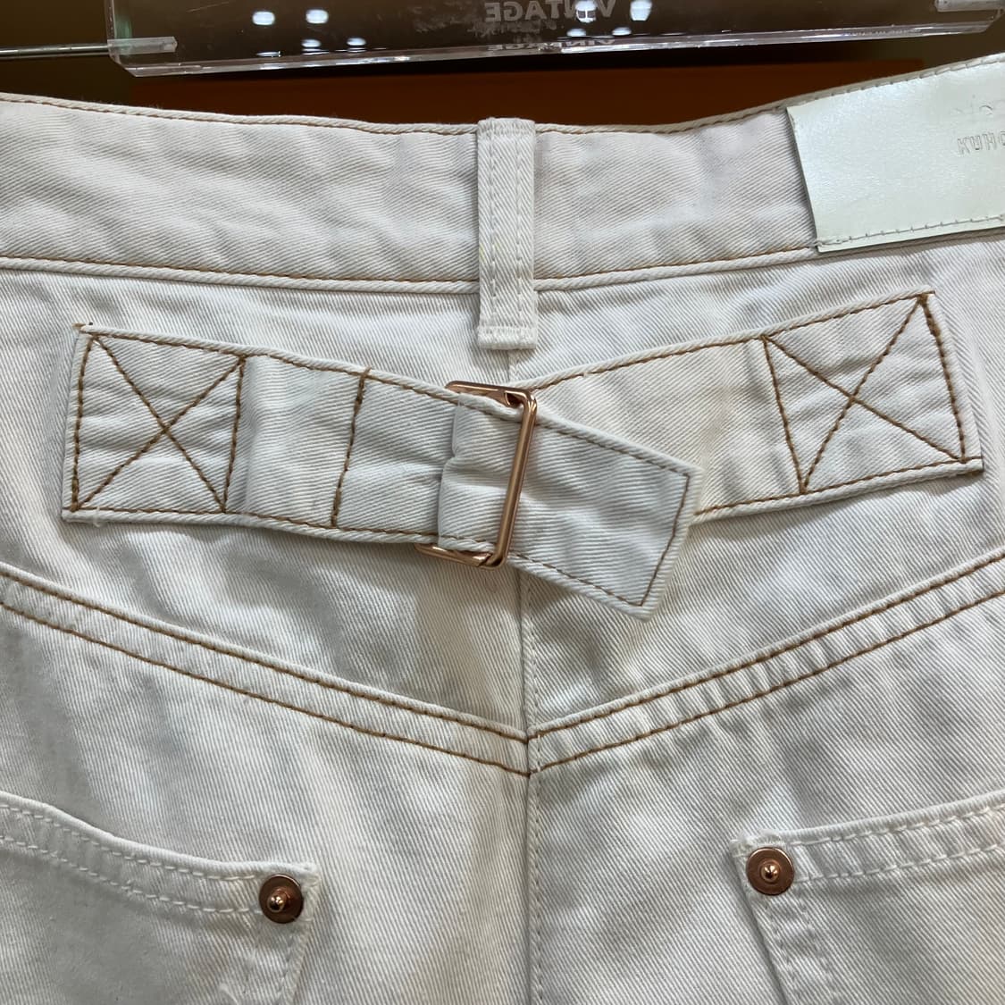 구호 화이트 와이드 카펜터 팬츠 25 상품이미지6