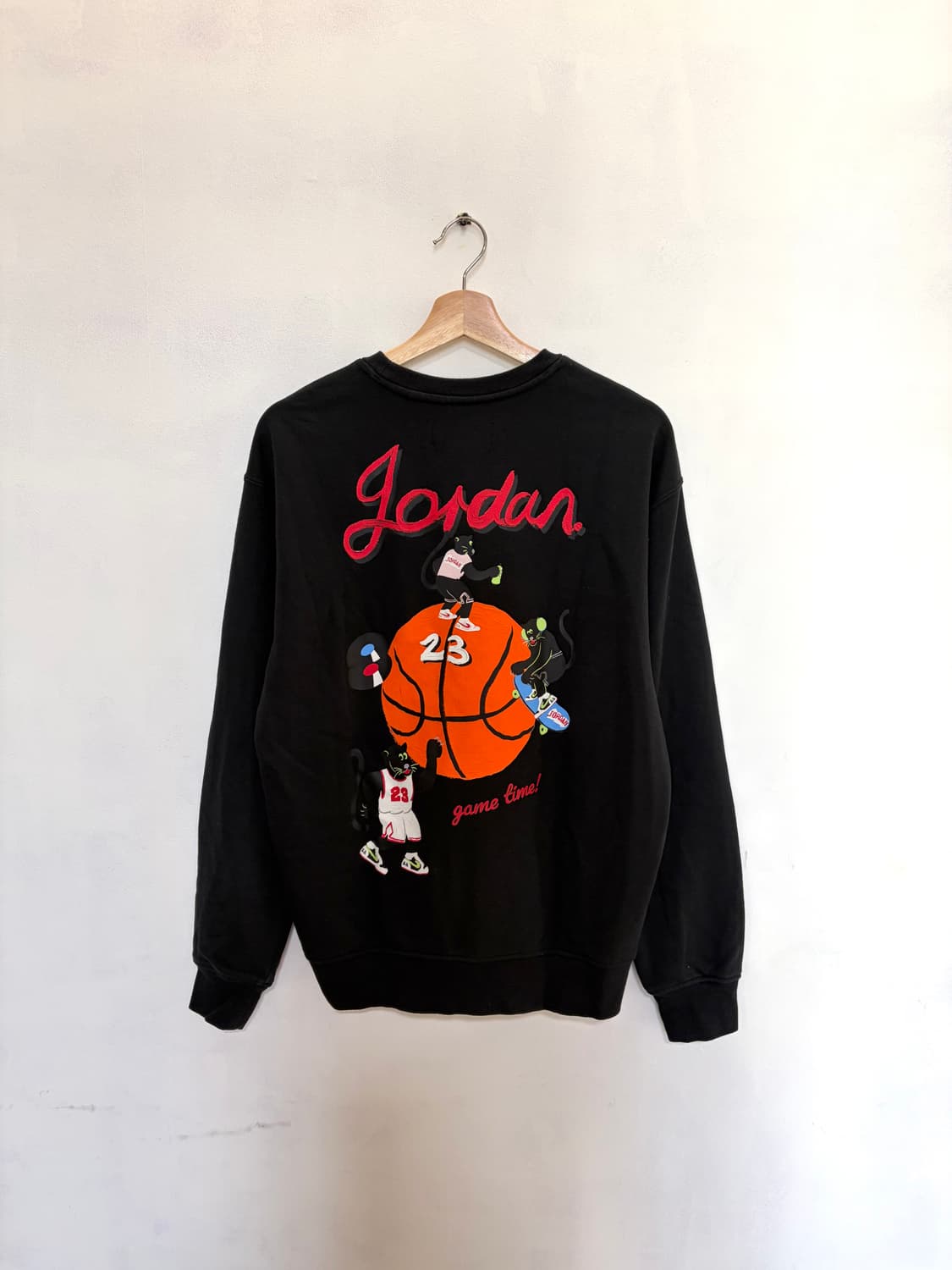 조던 블랙 맨투맨 M 상품이미지1