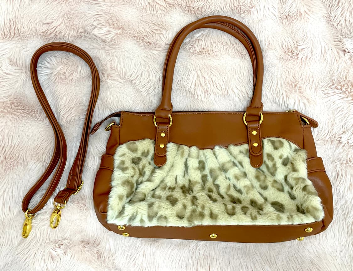 리즈리사 고전 레오파드 라떼갸루 달천 모리걸 양산형 가방 핀터 상품이미지3