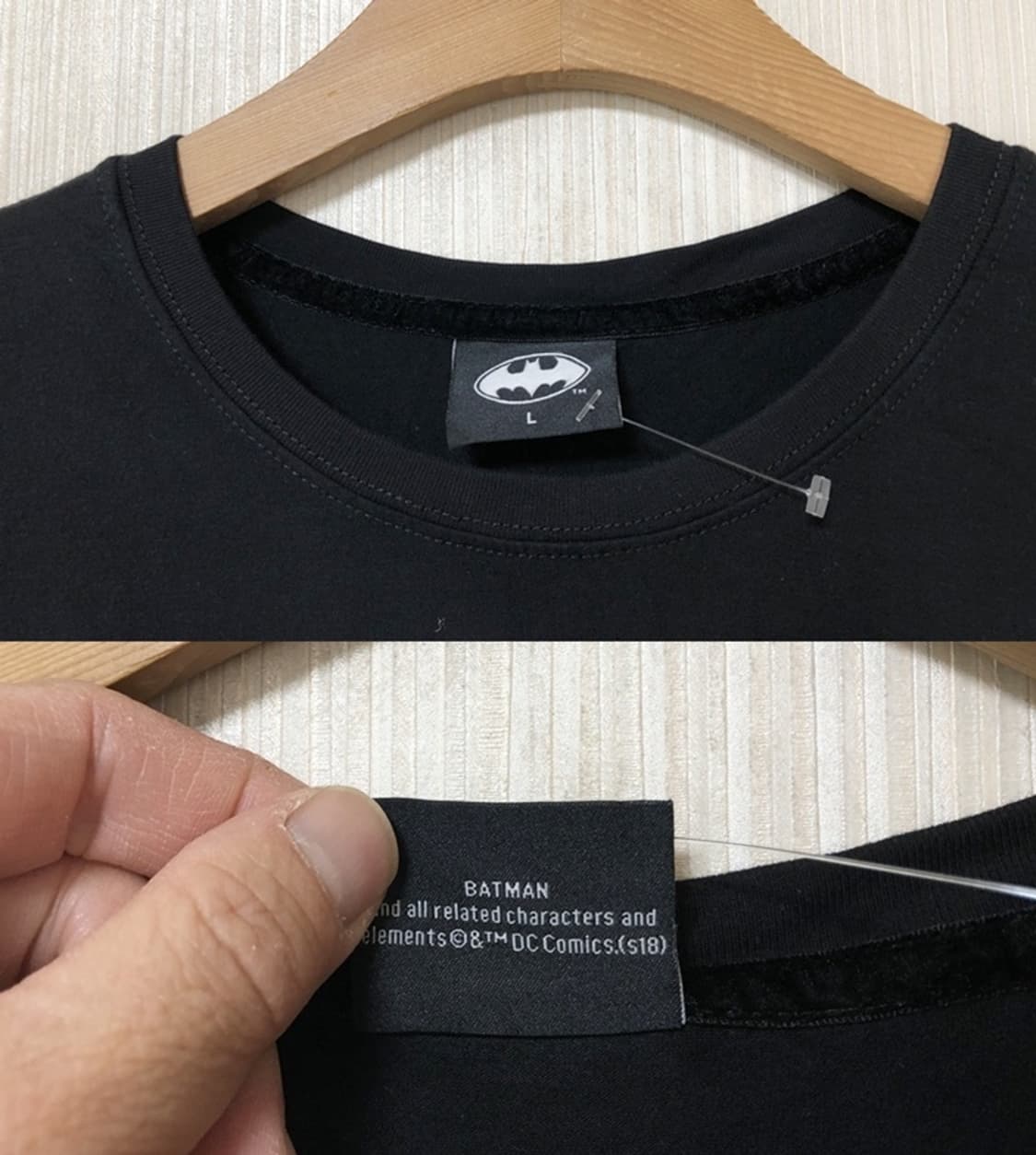 DC코믹스 배트맨(BATMAN)티셔츠 L(해외) 상품이미지4