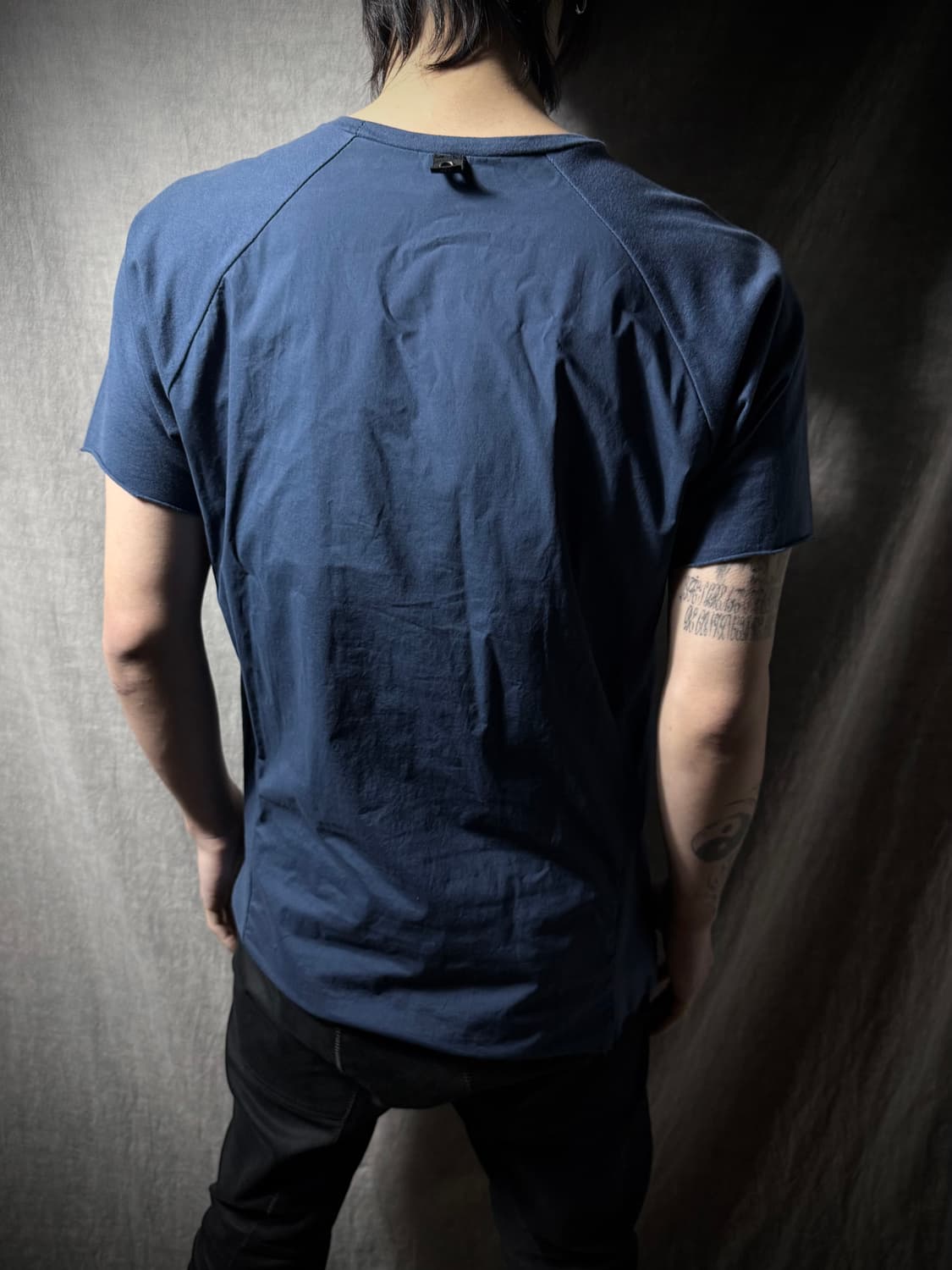 wjk Raglan Raw-cut Layered T-shirt  상품이미지2