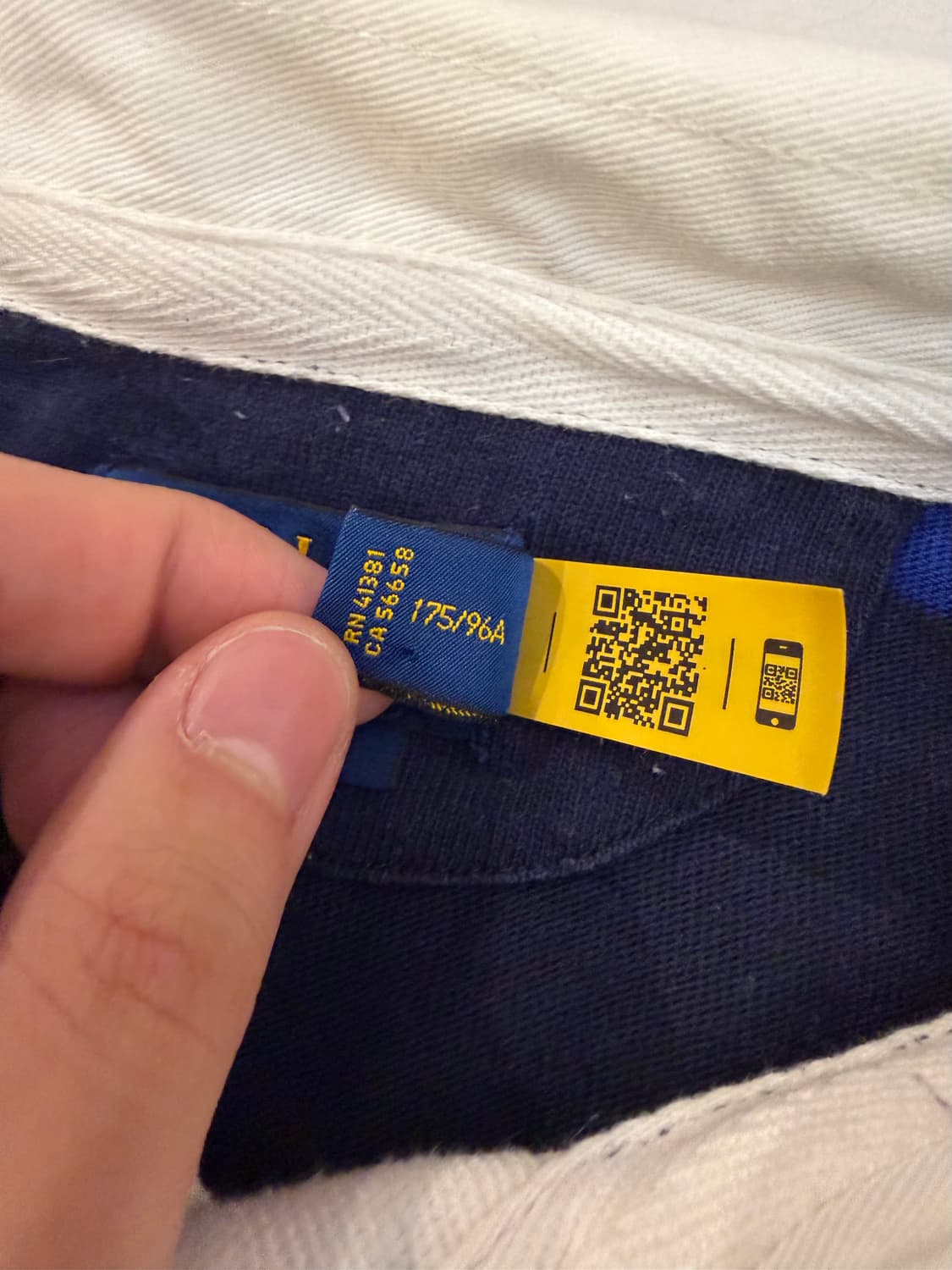 최신형) 폴로 랄프로렌 롱슬리브 스트라이프 럭비티 블루 네이비 상품이미지5