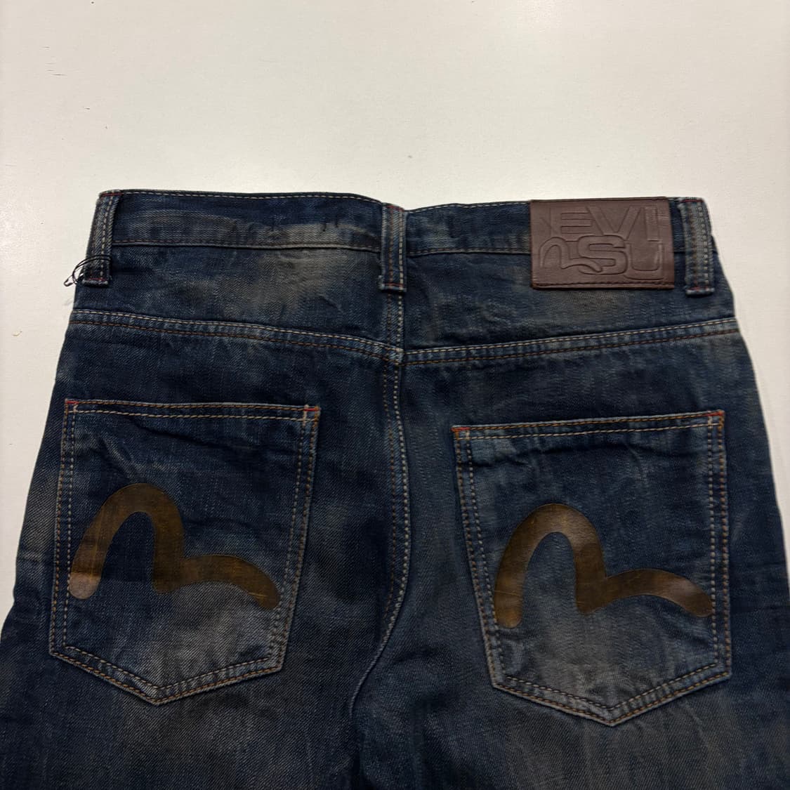 [30] 11s 에비수 포켓 로고 데님 청바지 팬츠 C751 상품이미지5