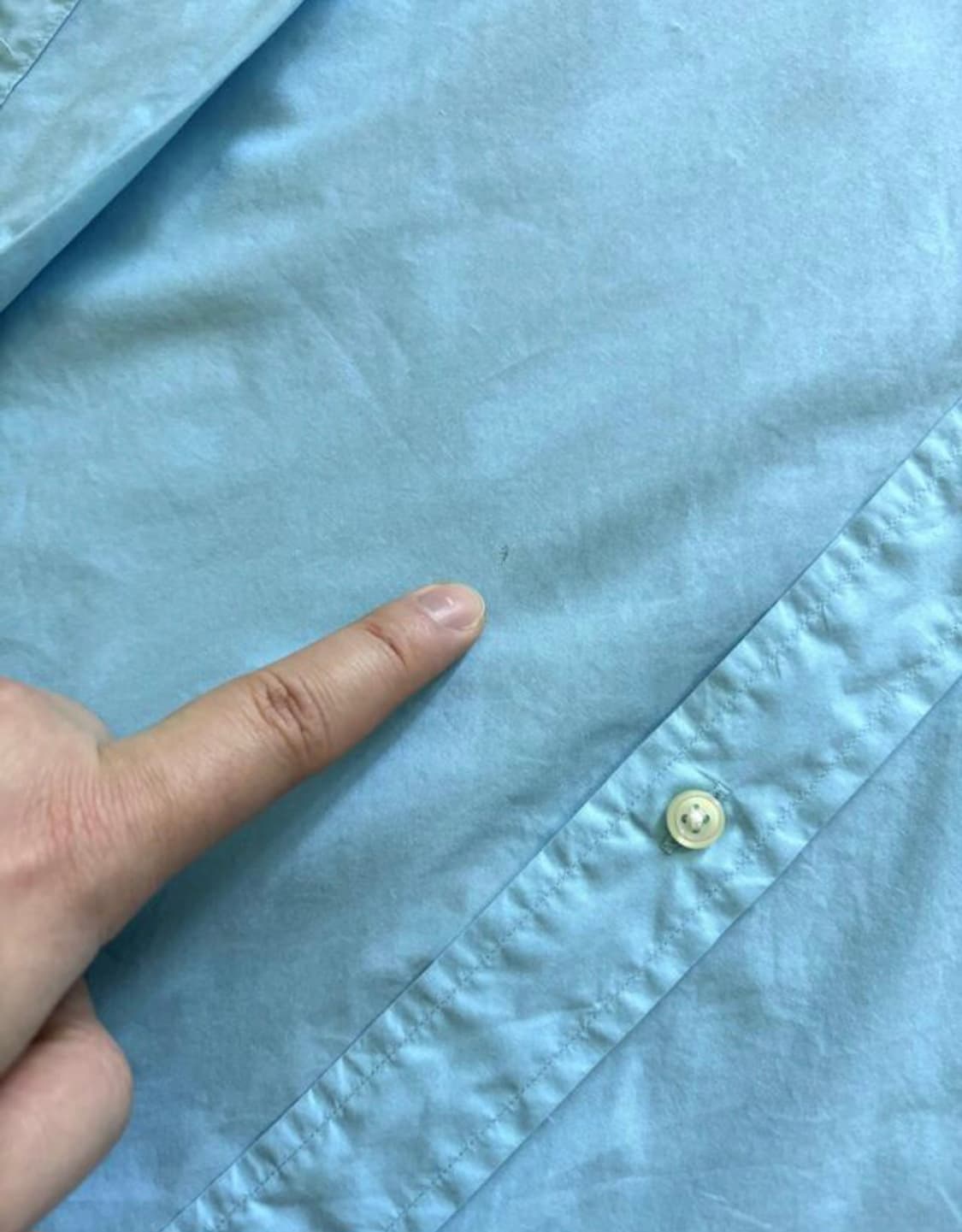 Polo Ralph Lauren Sky Blue Cotton Shirt 상품이미지5