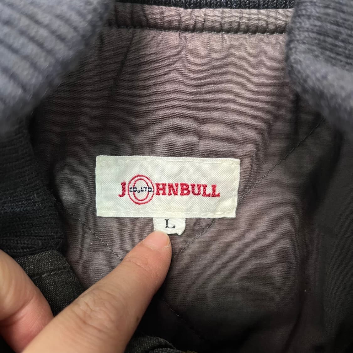 100 존불 Y2K  일본판 누빔 데님 블루종 자켓 상품이미지3