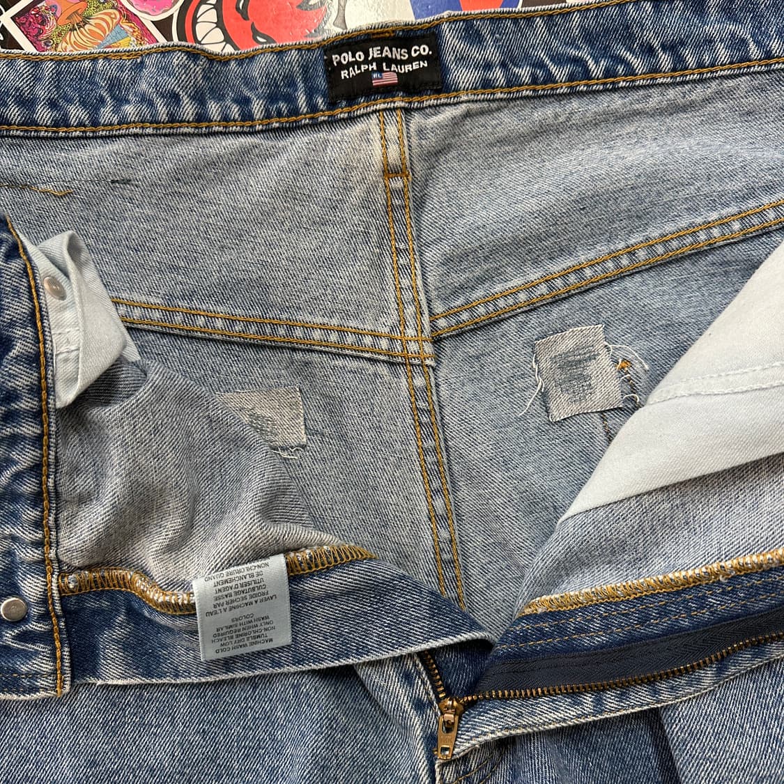 9~00s 폴로 진스 데님 카펜터 팬츠 36 상품이미지9