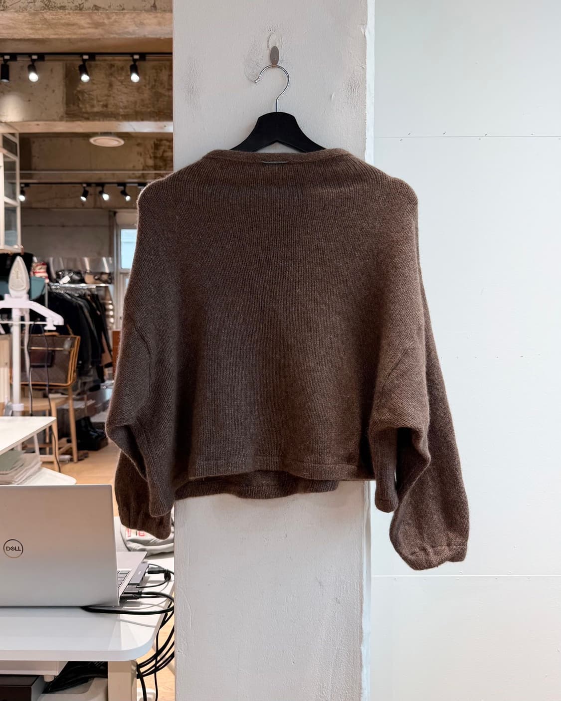 45rpm 브라운 캐시미어 혼방 니트  상품이미지7