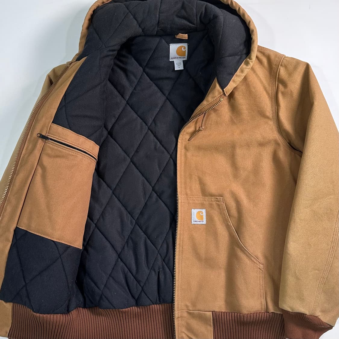 칼하트 j140 캔버스 엑티브 후드 자켓 상품이미지2