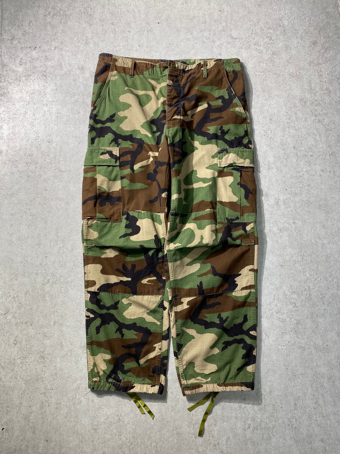 [L] U.S.ARMY 미군 우드랜드 BDU 립스탑 카고팬츠 상품이미지1