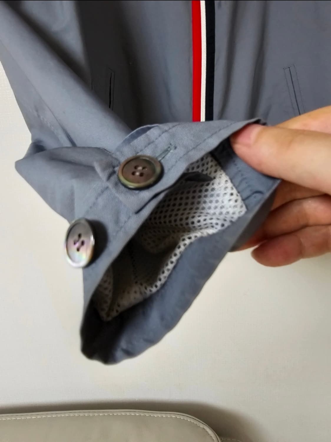 톰브라운 삼선 우븐 골프 점퍼(1/100추천) 상품이미지5