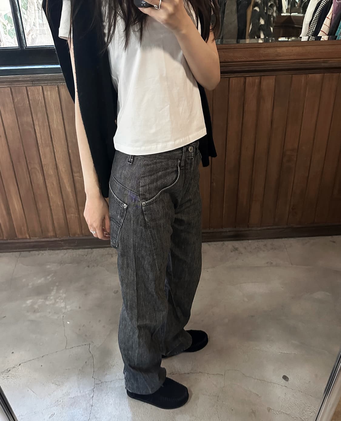 LEVI'S engineered regular black w28 상품이미지1