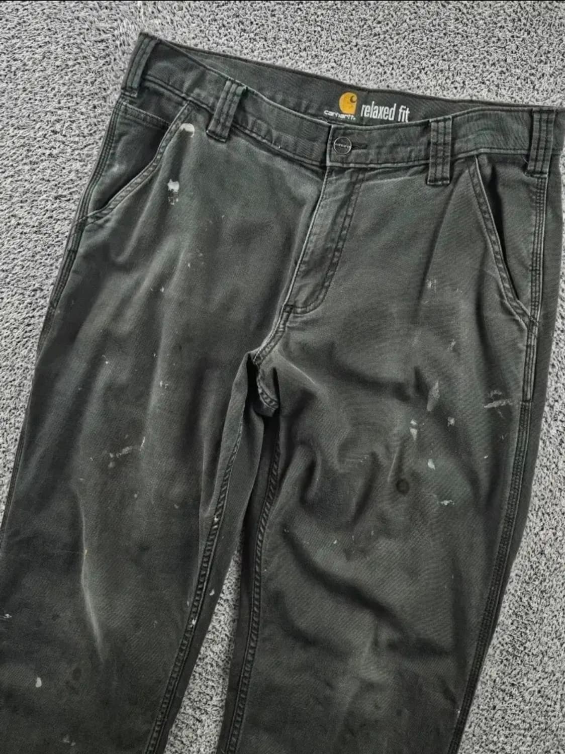 칼하트 캔버스 카펜터 워크팬츠 34x30 상품이미지6