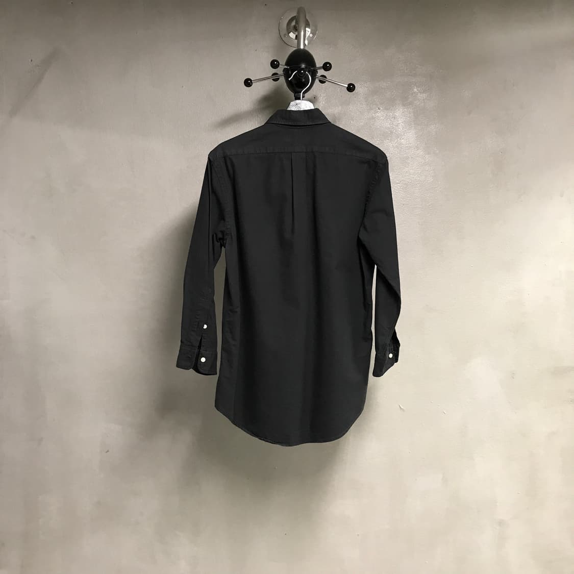 폴로 랄프로렌 솔리드 셔츠 블랙 S 상품이미지6