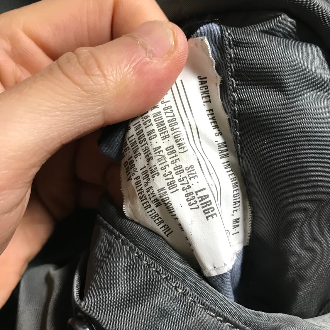 알파인더스트리 양면 ma-1 항공 자켓 상품이미지7