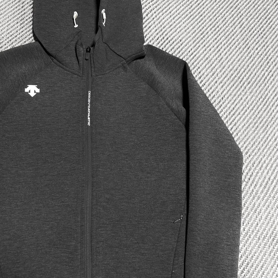 [S] Descente 데상트 우먼즈 챠콜 후드집업 자켓 상품이미지2