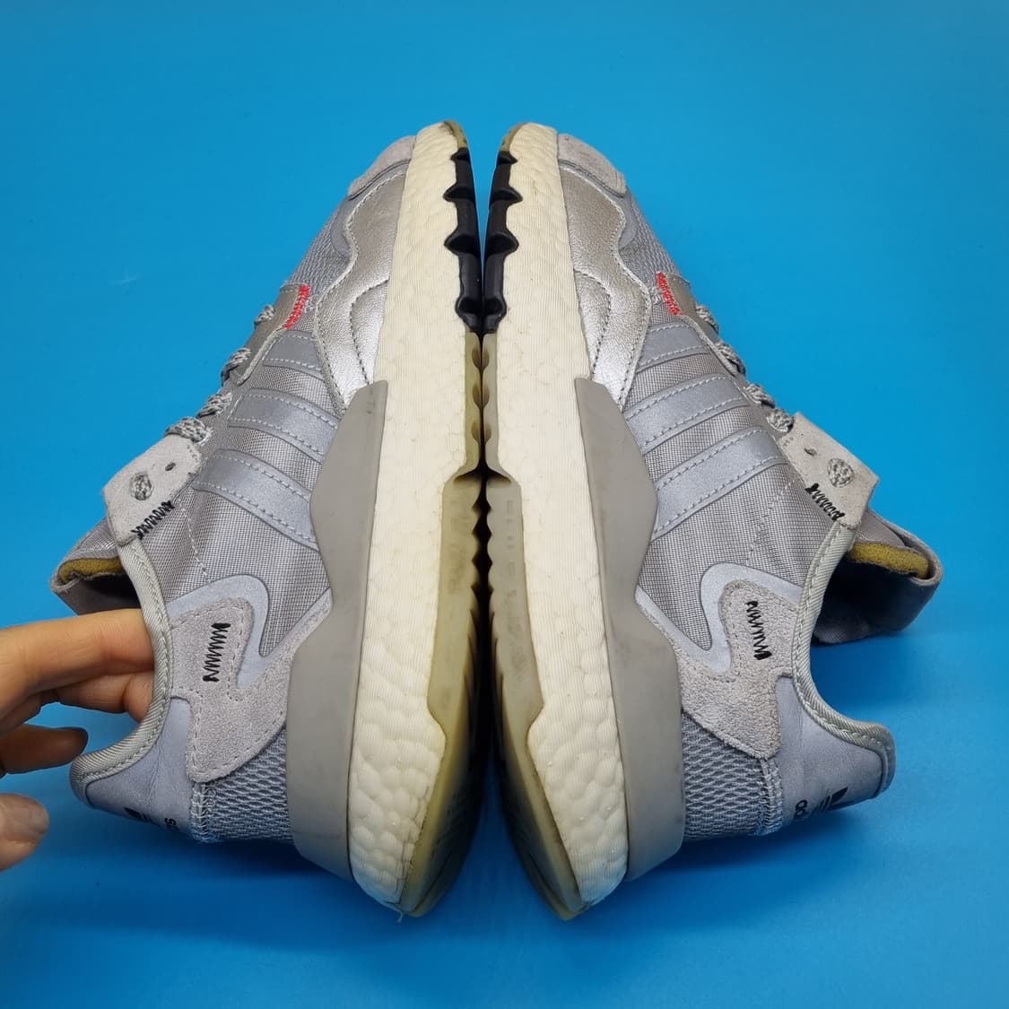 아디다스 나이트조거 실버 여성운동화230 상품이미지5