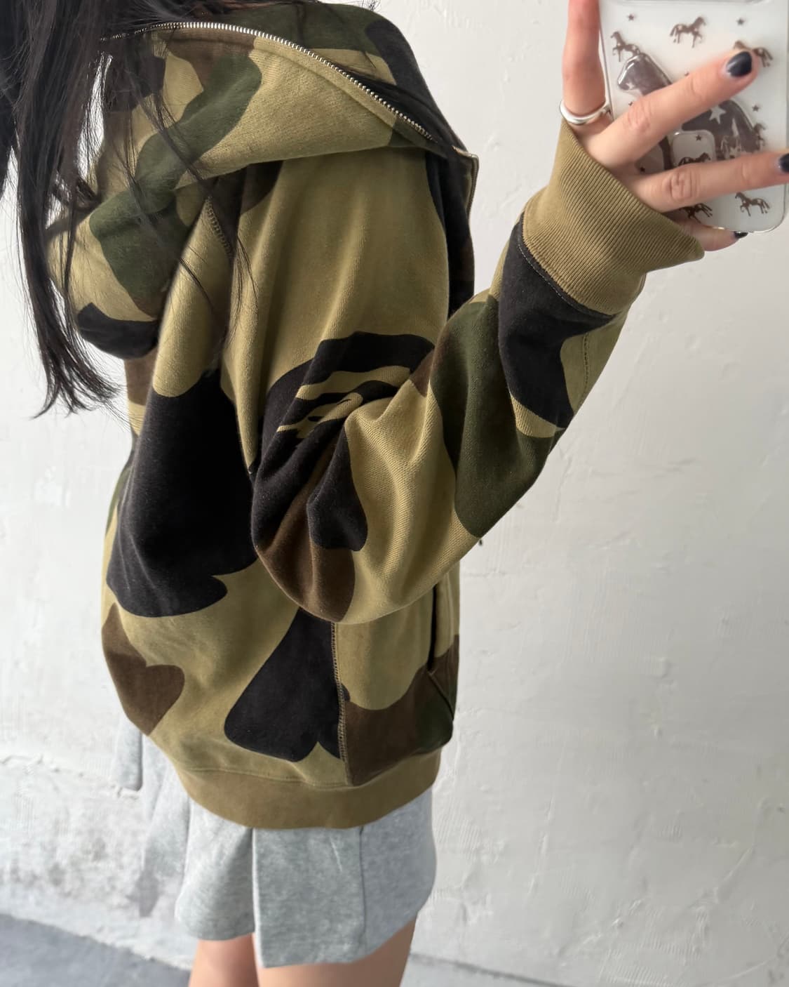 Bape 베이프 카모패턴 풀집업 후드 상품이미지3