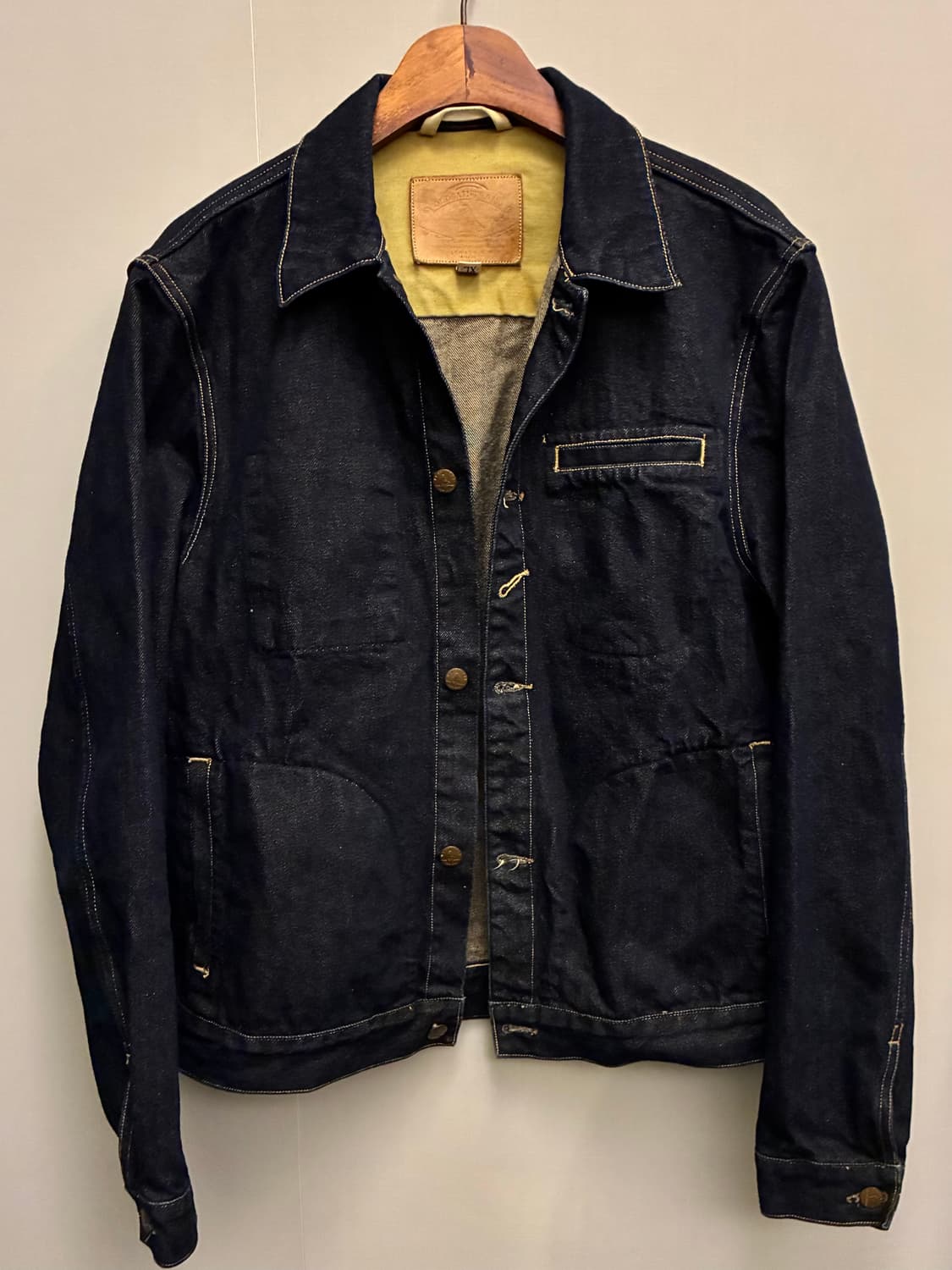 (L~XL)올세인츠 인디고 데님 트러커자켓 초어자켓 올드세인츠 상품이미지9