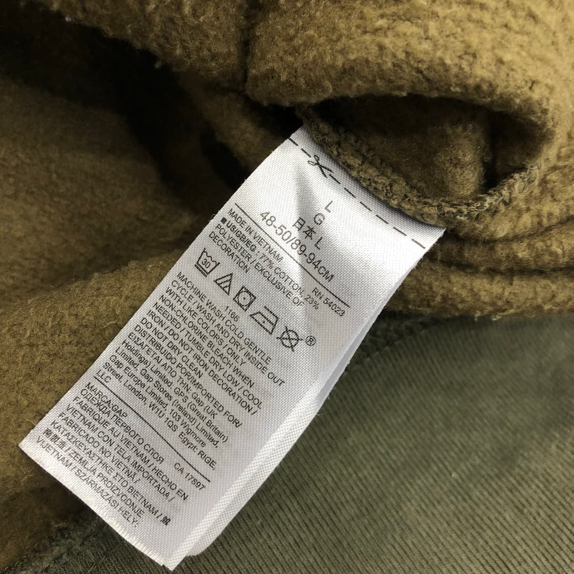 GAP 갭 카모 후드티 상품이미지5