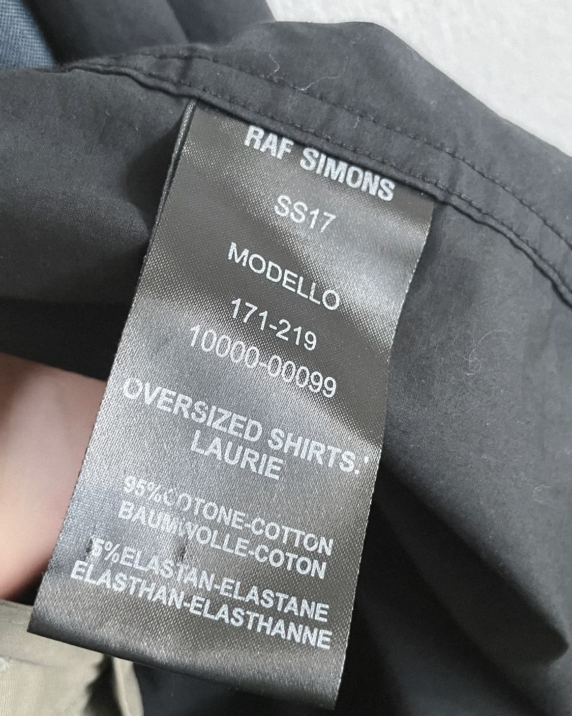 라프시몬스 아카이브 17SS 로버트 메이플소프 셔츠 상품이미지9