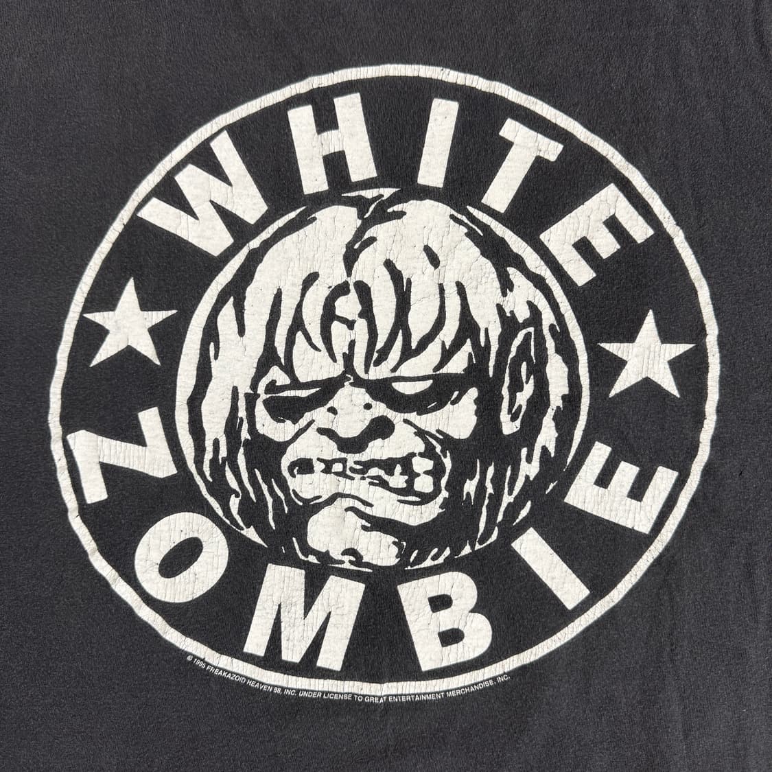 빈티지 90s White Zombie 화이트좀비 데몬 티셔츠 상품이미지5