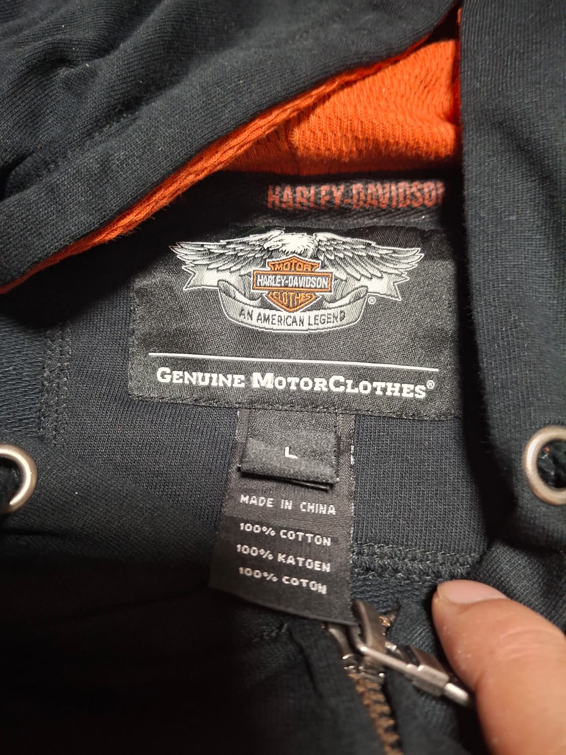 할리데이비슨 플레임 집업후드  상품이미지5