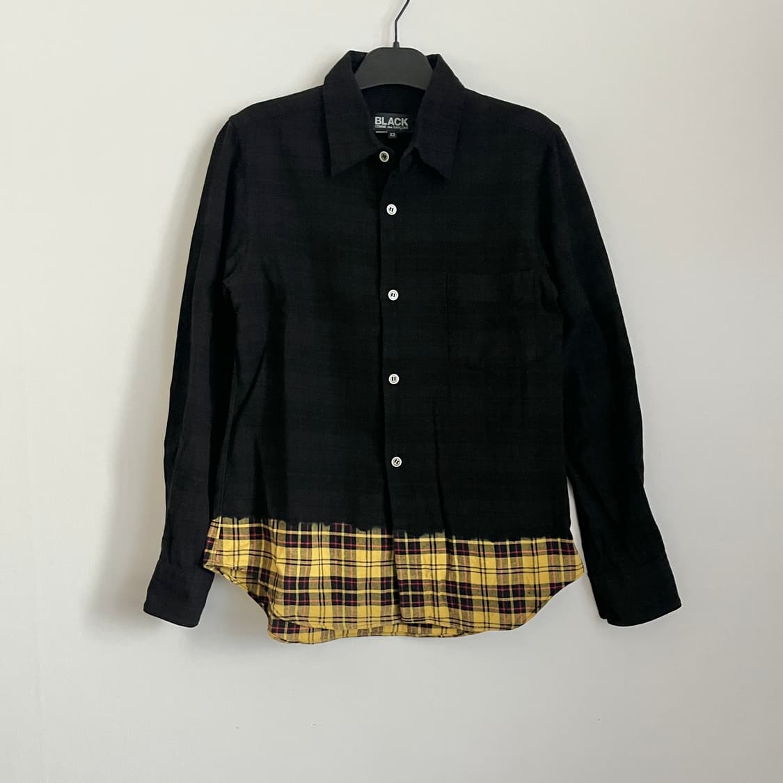 black dyed flannel shirt 상품이미지1