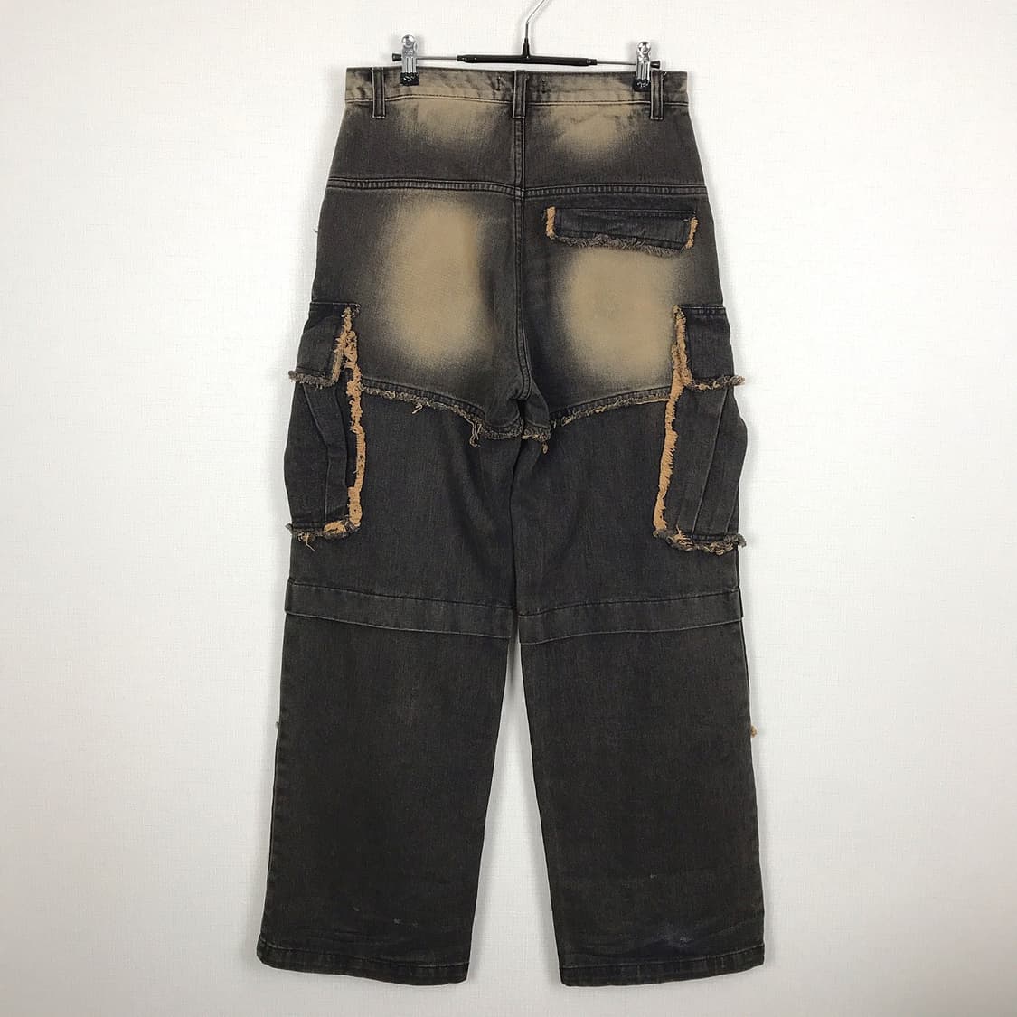 언유즈랩 UNUSED.LAB 와이드 카코 데님 팬츠 남성S 상품이미지4