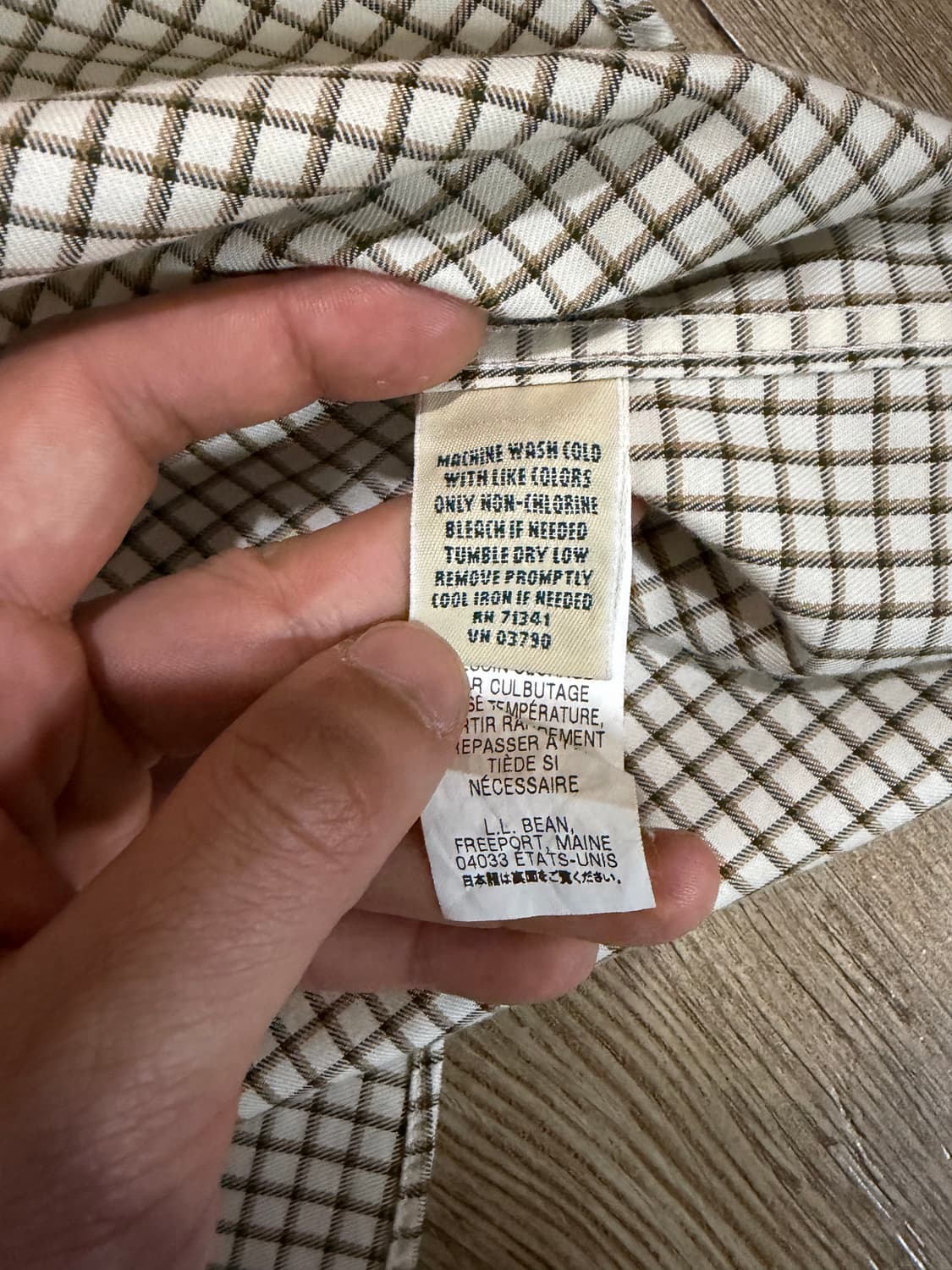 XL) 엘엘빈 체크셔츠 상품이미지4