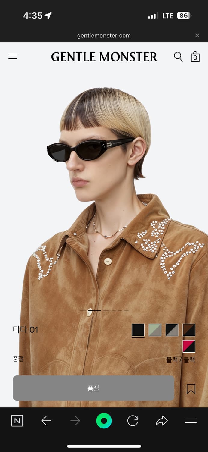 젠틀몬스터 다다01 상품이미지2