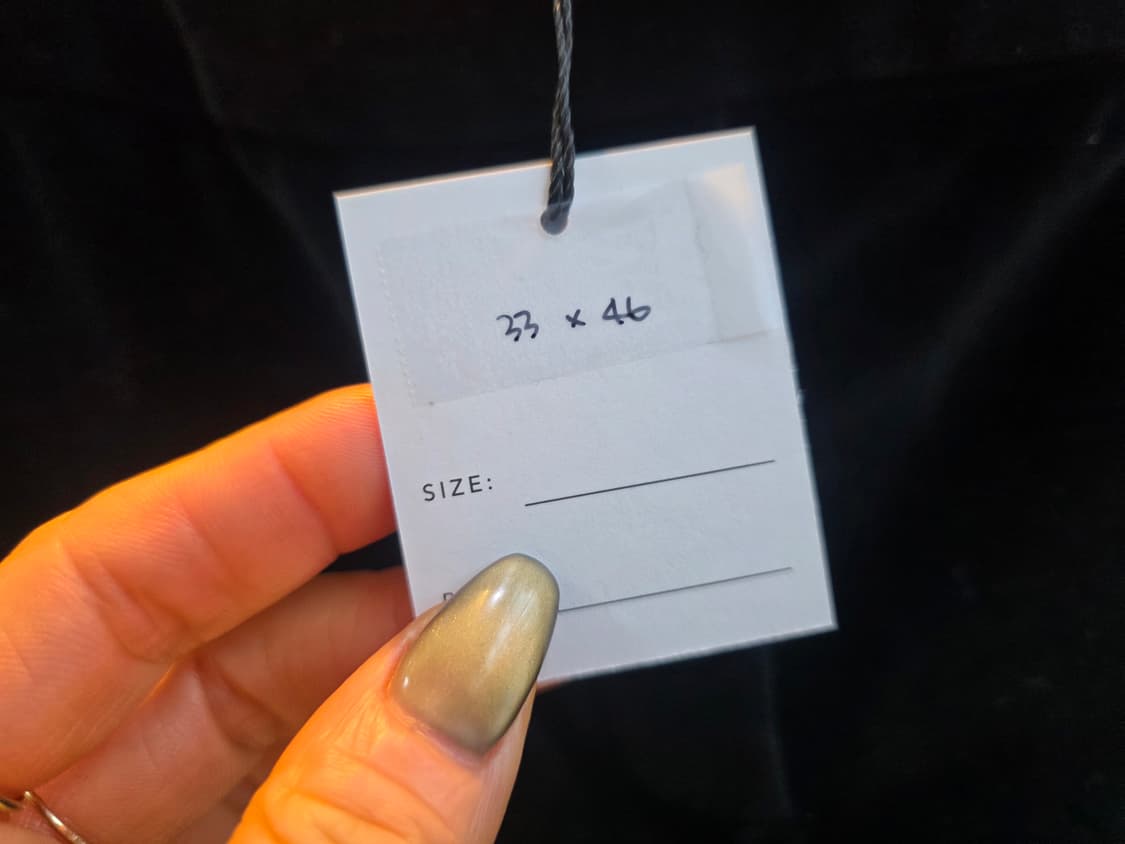 셀린느 정품 블랙 벨로아 미니스컷 상품이미지7