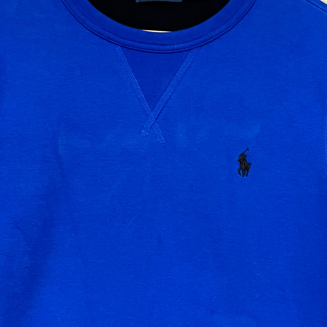 폴로랄프로렌 기모 맨투맨 S 블루 상품이미지5