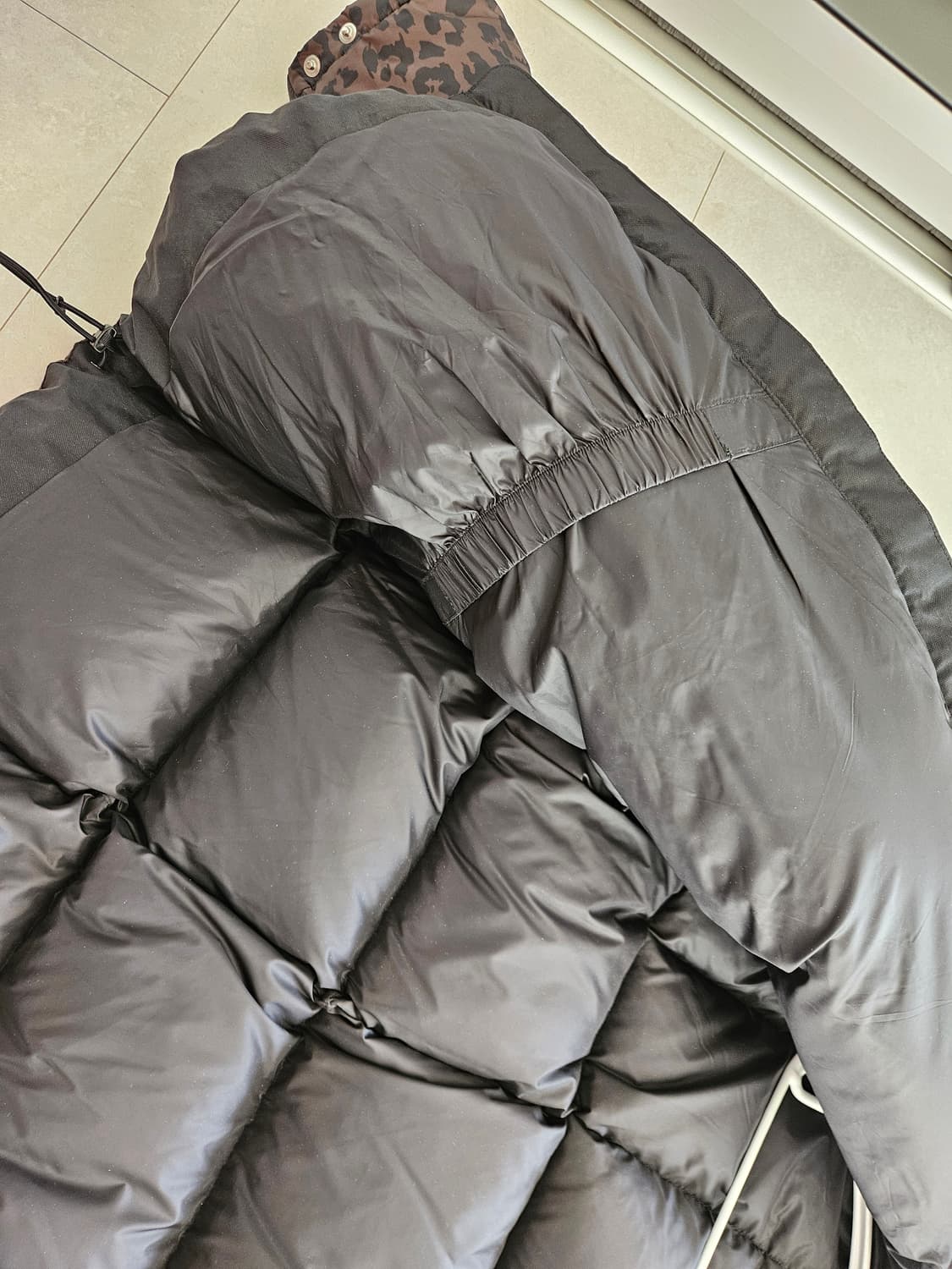 Fetch 레오파드 헝가리 구스다운 패딩 상품이미지4