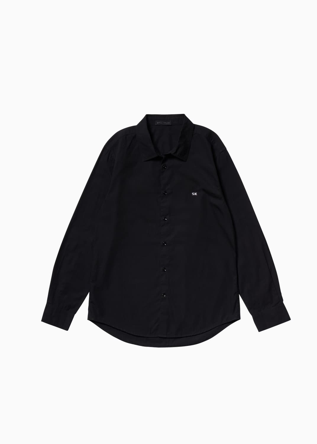 Still kelly 스틸 켈리 sk 자수 셔츠 블랙 상품이미지2