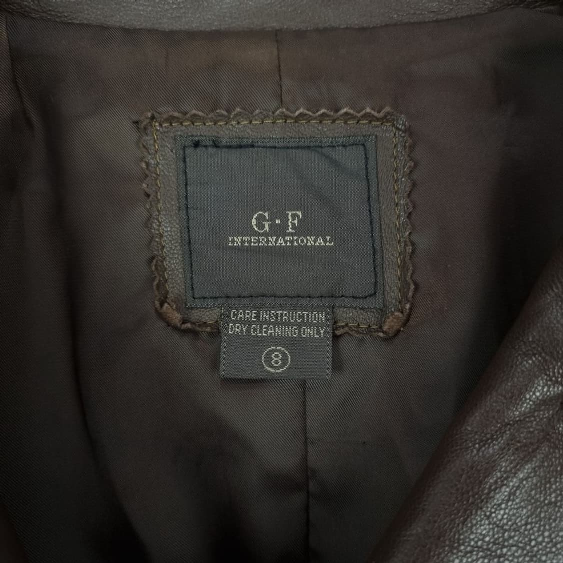 [일본빈티지] 리얼 램스킨 레더 빈티지 양가죽 자켓 브라운 M17480 상품이미지7