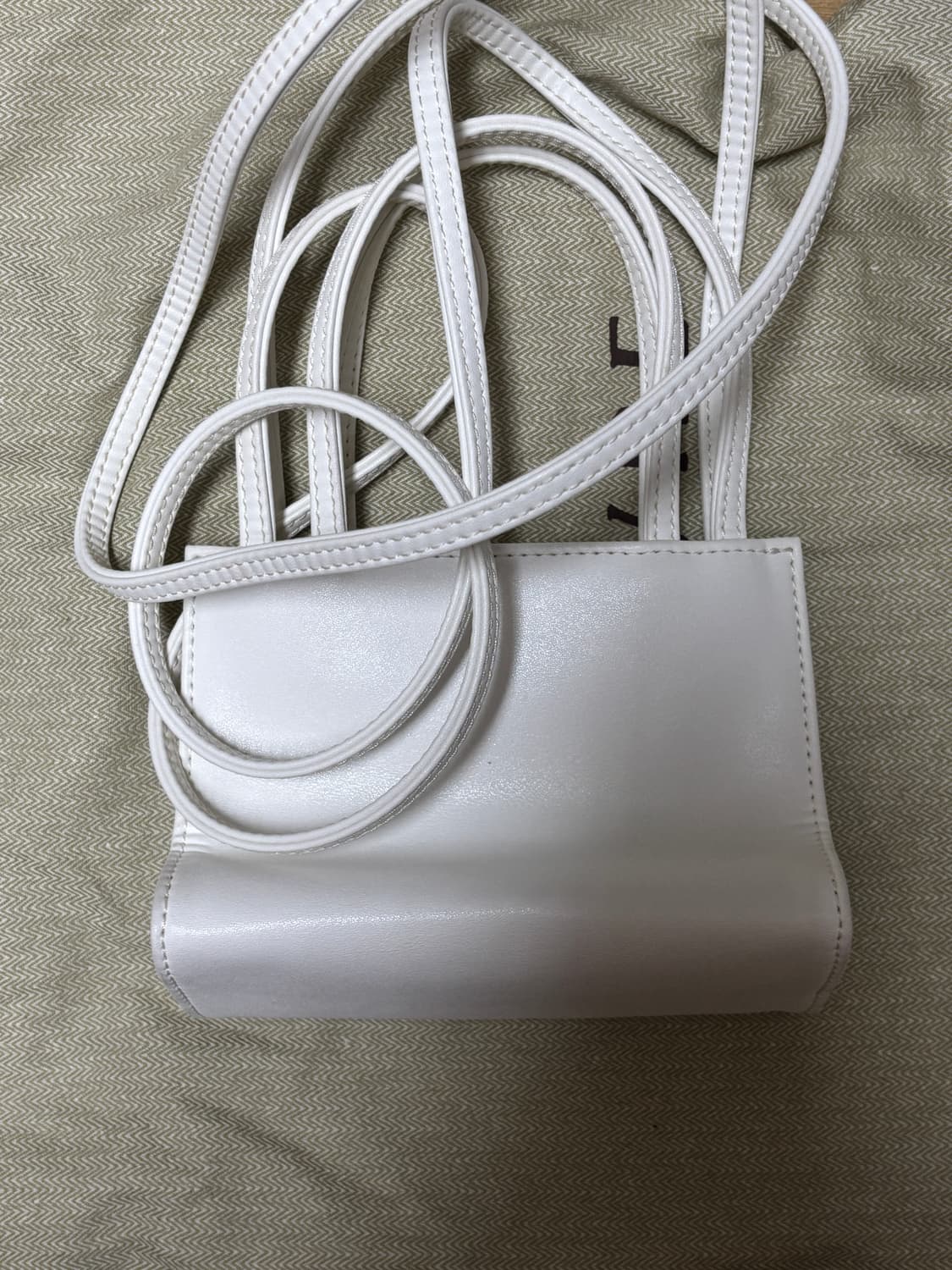 텔파 쇼핑백 스몰 화이트 상품이미지2