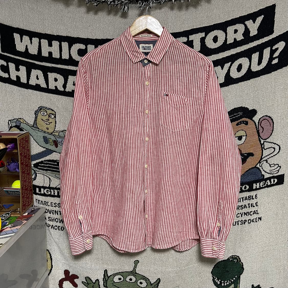 타미힐피거 스트라이프 셔츠 상품이미지2