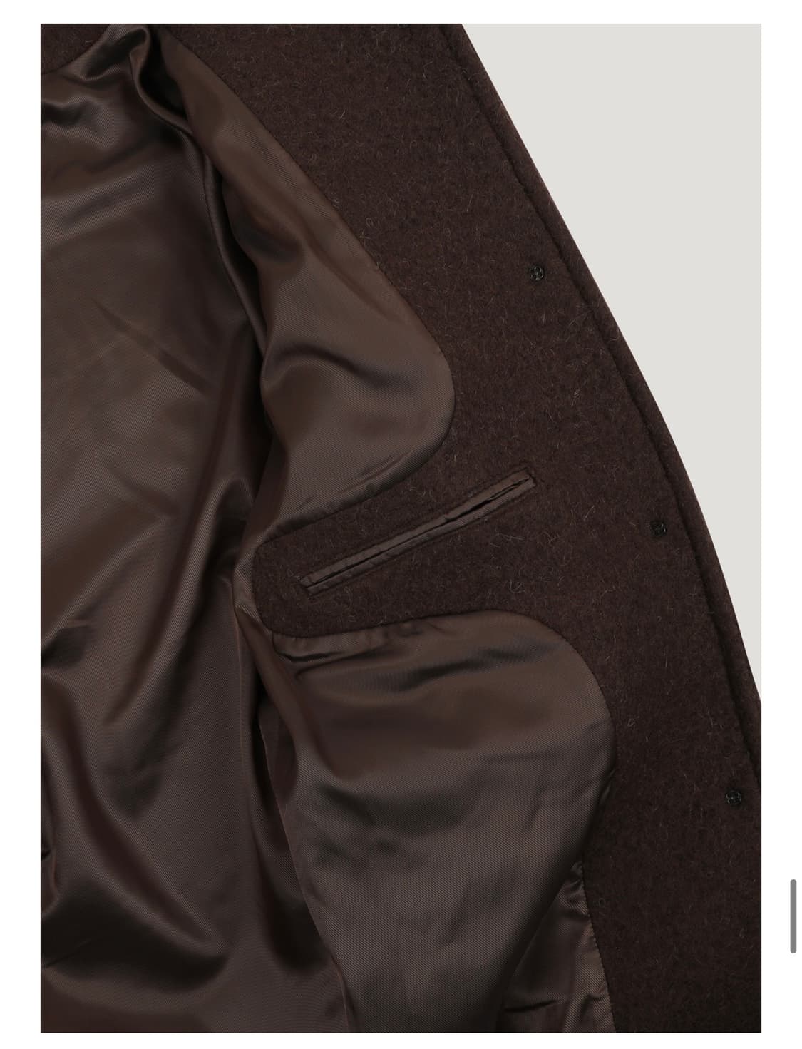 아르토 Alpaca Single Collar Long Coat_Brown 상품이미지4