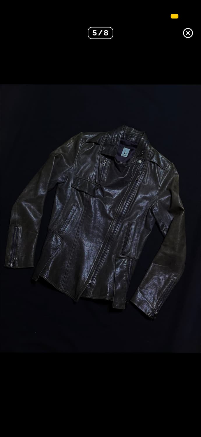 CORTIS style real leather jacket 빈티지 슬림핏 상품이미지5