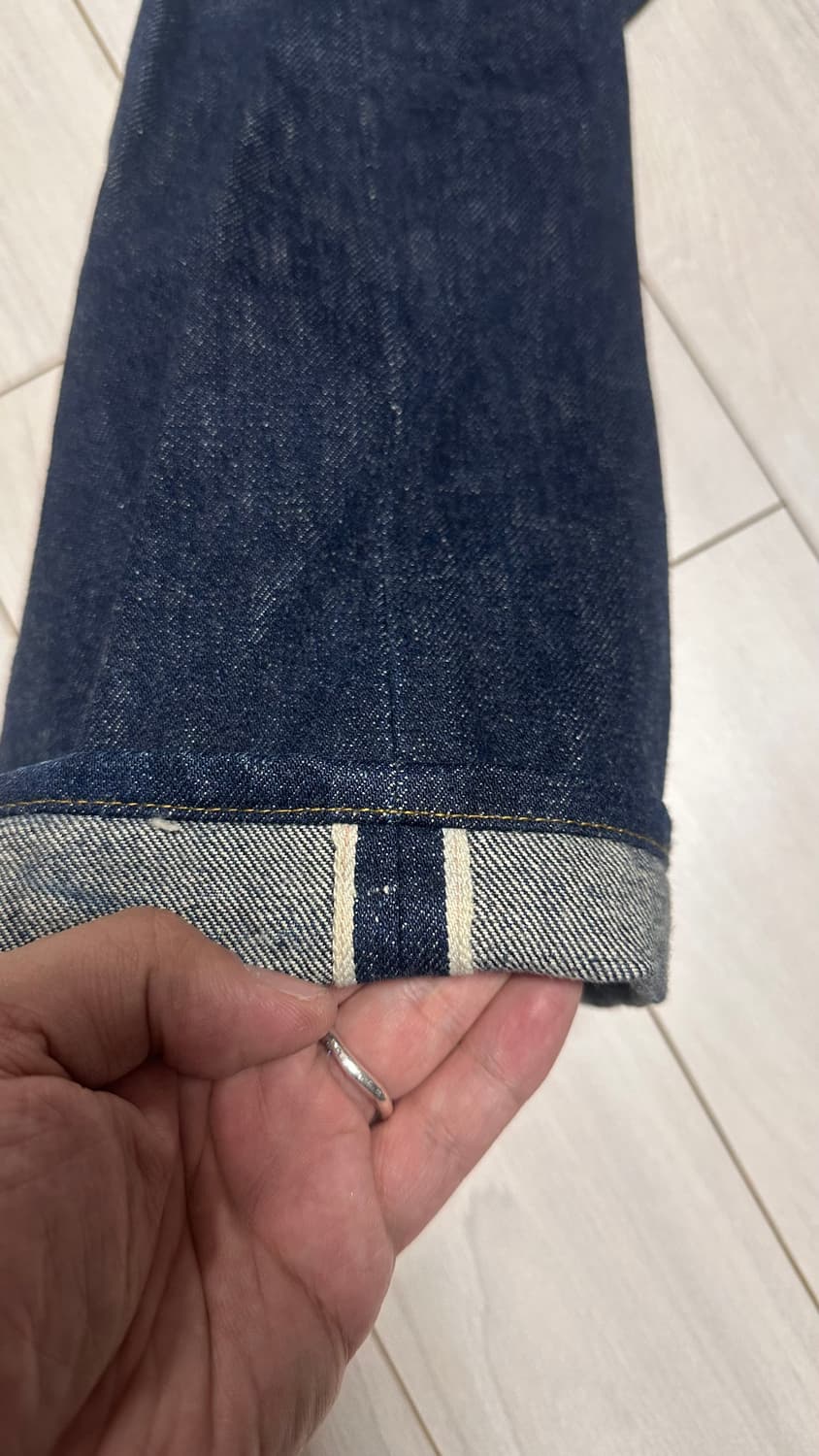 리바이스 501XX BIG E 신치백 셀비지 팬츠 W32 L28 상품이미지8