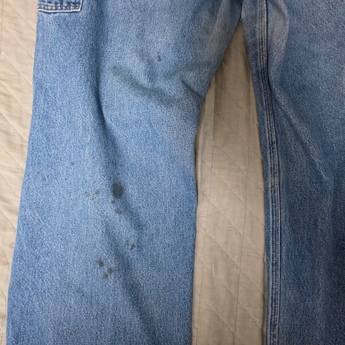 [38X34] 빈티지 칼하트 더블니 B73 DST 데님팬츠 B-5 상품이미지5