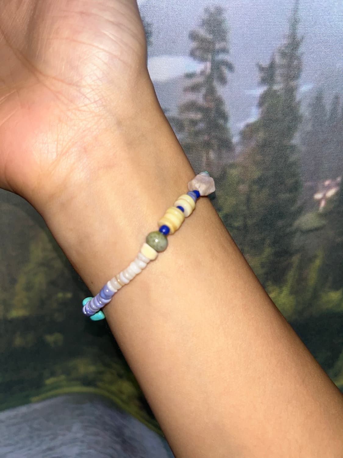 빈티지 비즈 팔찌 / f bracelet 상품이미지2