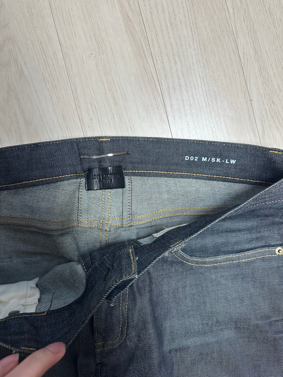 생로랑 SS13 로우 데님 진 상품이미지4