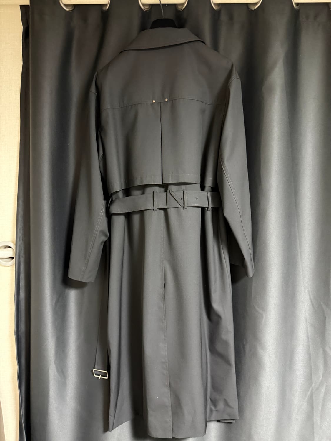 [L]인사일런스 울 싱글 트렌치코트 상품이미지4