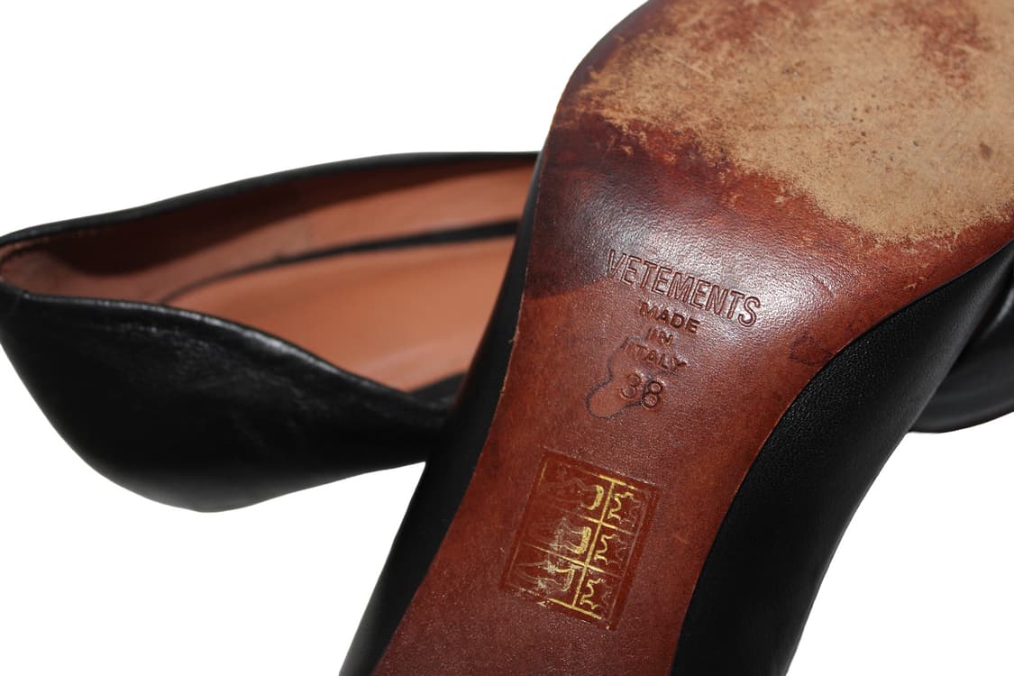 Vetements Eiffel Tower Heels 베트멍 에펠탑 펌프스 상품이미지7