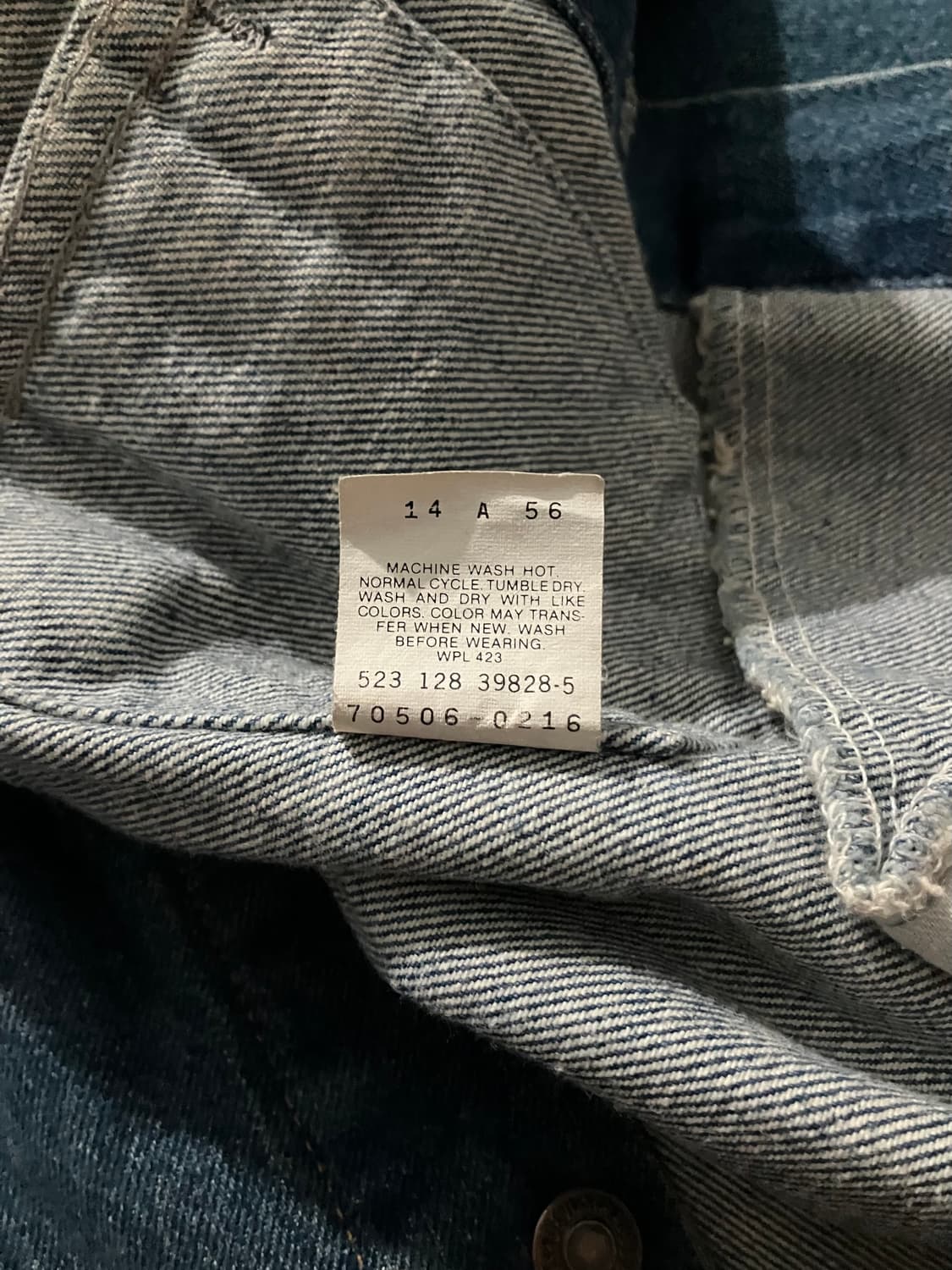 🇺🇸 80s USA 빈티지 리바이스 70506 3세대 데님자켓 상품이미지6