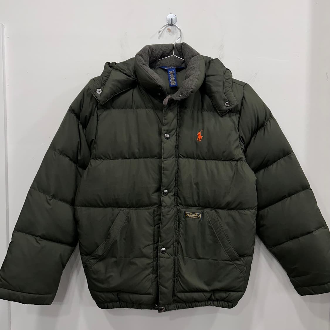 폴로 랄프로렌 덕다운 스몰포니 후드 푸퍼 패딩 상품이미지2