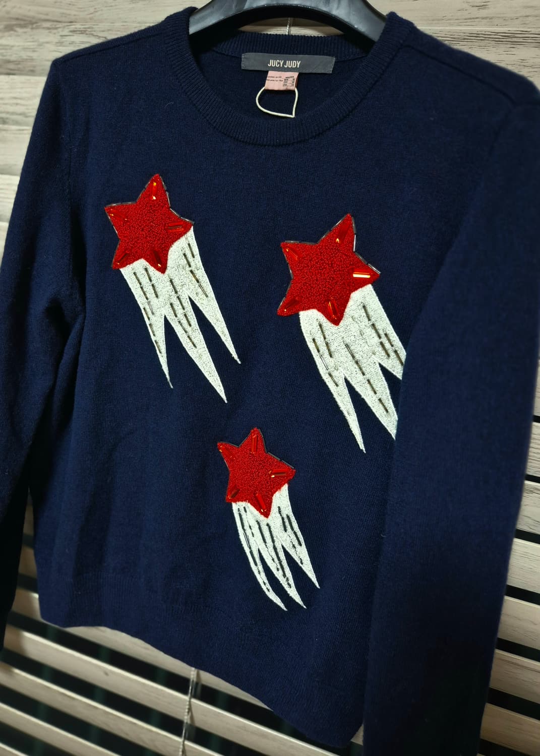 쥬시쥬디네이비니트 여성니트 상품이미지2