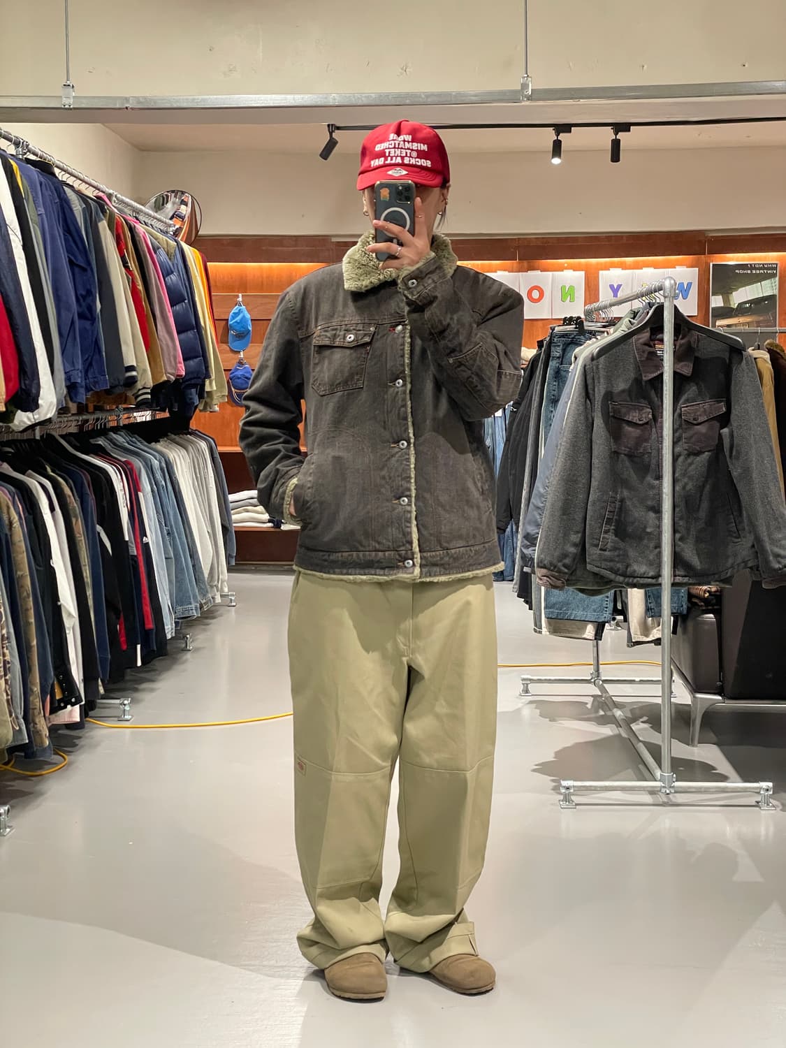 빈티지 Y2K 쉐르파 데님 자켓   상품이미지4