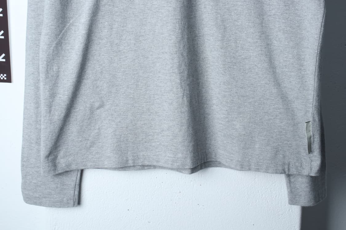 (L-XL) 뉴치프시크 긴팔티셔츠 그레이 무지 올드스쿨-H32279 상품이미지4
